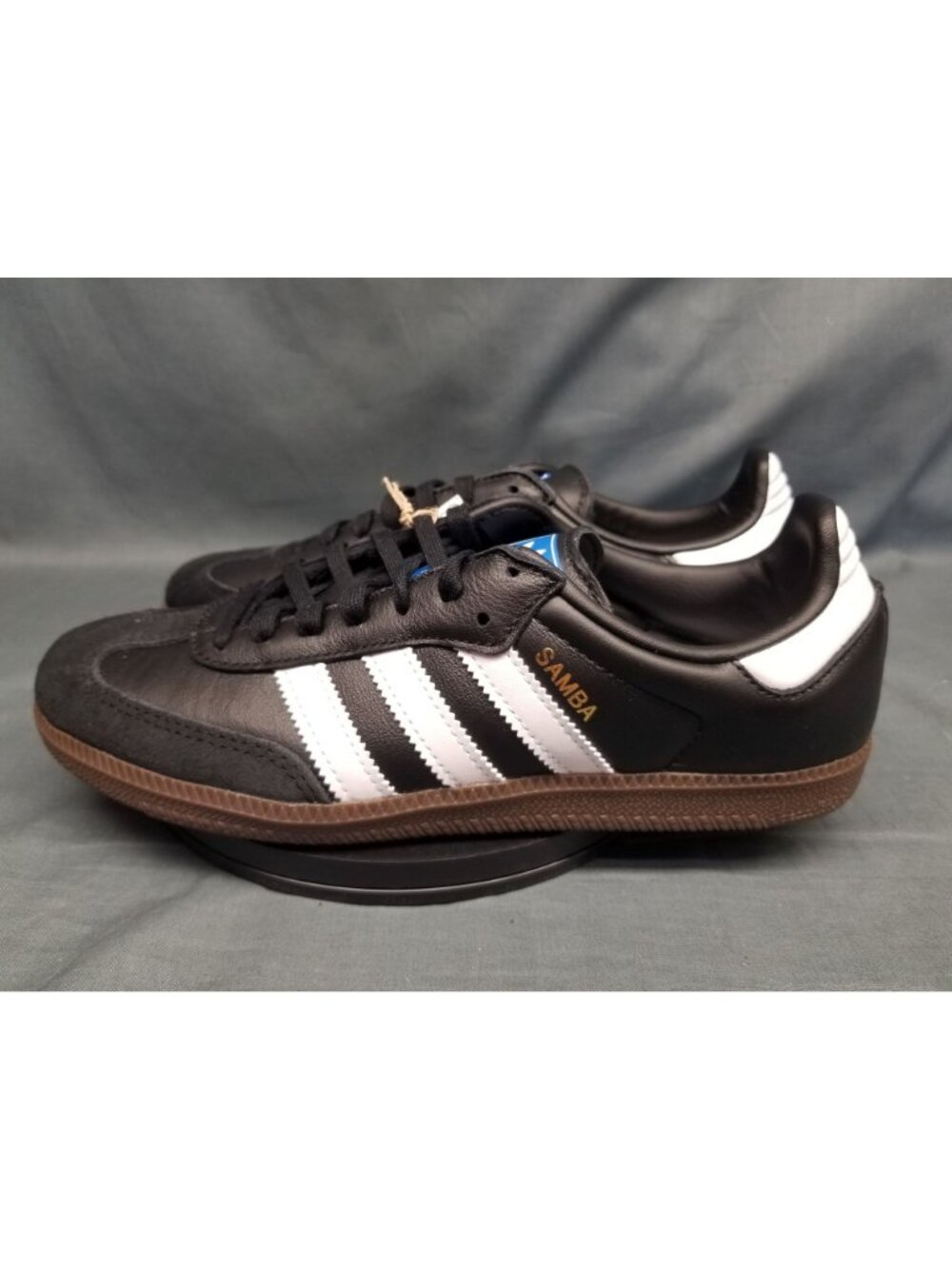 Adidas Samba OG Sneakers Black White Gum IG9031 Women's Size 9 NEW NO BOX! - Picture 5 of 10